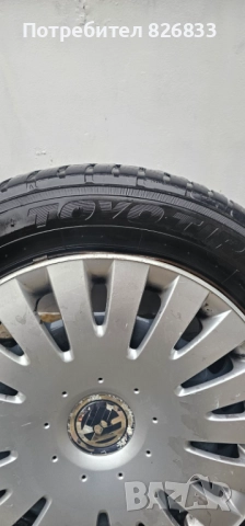 Железни джанти с капаци оригинални за vw touran 5*112 R16, снимка 5 - Гуми и джанти - 51983440