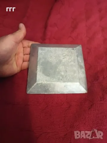 Стара чиния със седеф, снимка 4 - Антикварни и старинни предмети - 49991401