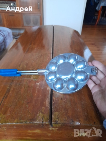 Стар уред,форма за печене на сладки,Орехчета #17, снимка 4 - Други ценни предмети - 52122921