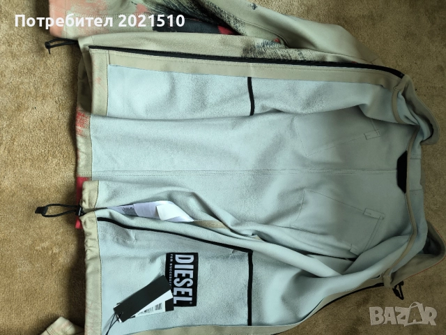 Уникално кожено яке -Diesel., снимка 3 - Якета - 52084521
