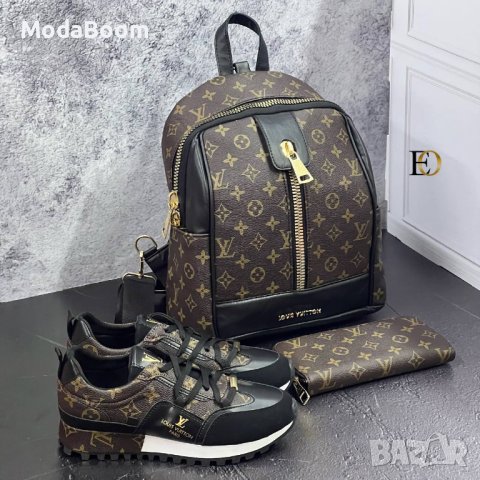 💥Louis Vuitton уникален дамски комплект💥, снимка 6 - Маратонки - 44243630