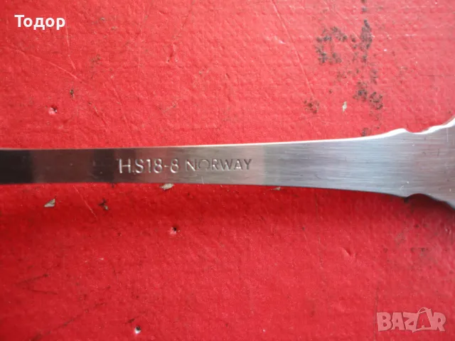 Невероятна  норвежка лъжичка лъжица 1, снимка 5 - Колекции - 49139441