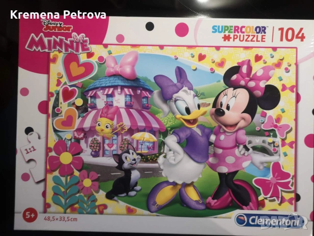 пъзел Clementoni SuperColor с тема Мини Маус, снимка 2 - Игри и пъзели - 54200601
