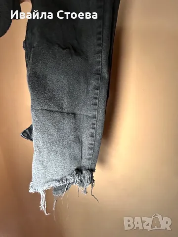 Черни дамски дънки, снимка 3 - Дънки - 48487398