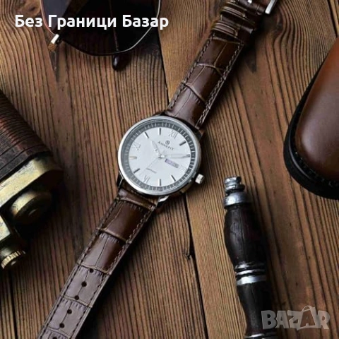 Нова Елегантна кожена каишка за смарт и класически часовник естествена кожа 16 18 20 22 24 мм, снимка 2 - Каишки за часовници - 54059193