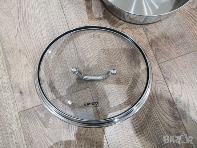 Професионален тиган с капак VIKING 3,4л, снимка 5 - Съдове за готвене - 51787159