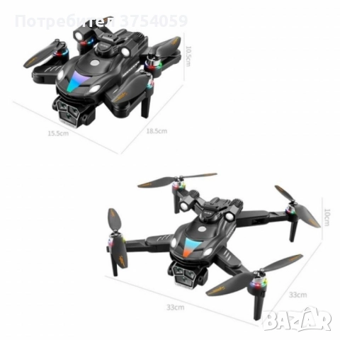 Професионален дрон A168 с 8K HD WiFi камера и GPS , снимка 4 - Дронове и аксесоари - 51146287