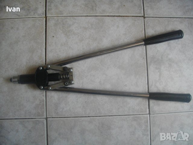 530 мм-Нитачка Ръчна-Лостова-Клещи За Занитване На Поп-нитове-За 2 Ръце-Голяма, снимка 2 - Клещи - 36935688