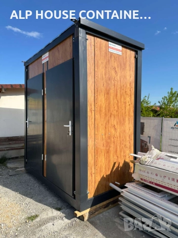 Двойна тоалетна 240х140 | Санитарен контейнер, WC, Модулен, Строителен, снимка 4 - Друго търговско оборудване - 51602505