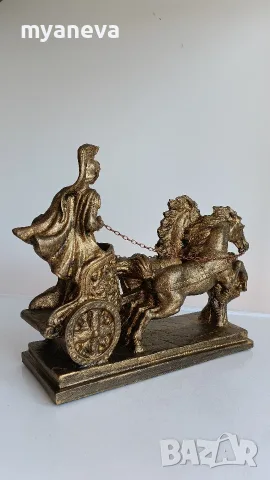 Римски войн в колесница след триумфална победа . , снимка 2 - Статуетки - 55722877