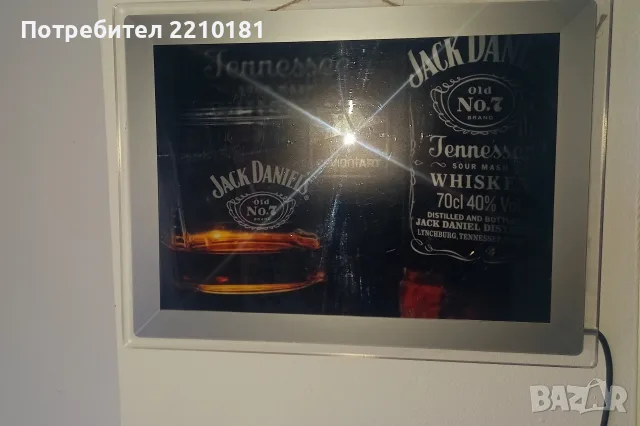 Jack Daniels светеща реклама , снимка 4 - Рекламни табели - 56259604