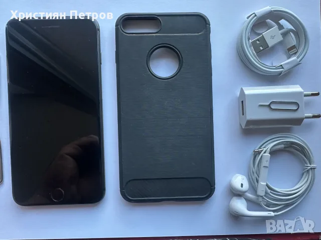 КАТО НОВ !!! iPhone 8 Plus - 64GB - черен - 100% БАТЕРИЯ !!!