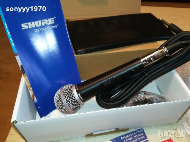SHURE SM-58 MICROPHONE 1301220903, снимка 7 - Микрофони - 35420017