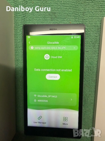 Мобилен рутер GlocalMe G4 Pro, 4G LTE Mobile Hotspot, 5″ сензорен екран, преносим WiFi рутер, снимка 10 - Рутери - 54059759
