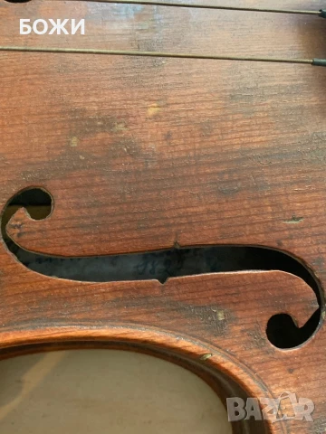 Стара ръчна цигулка – декорация, реставрация или колекция – уникат!, снимка 9 - Антикварни и старинни предмети - 50671454