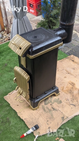Стара перфектно работеща печка,,Балкан,,, снимка 7 - Антикварни и старинни предмети - 53128860
