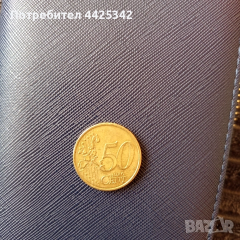 50 евро цента 2002г, снимка 2 - Колекции - 54194341