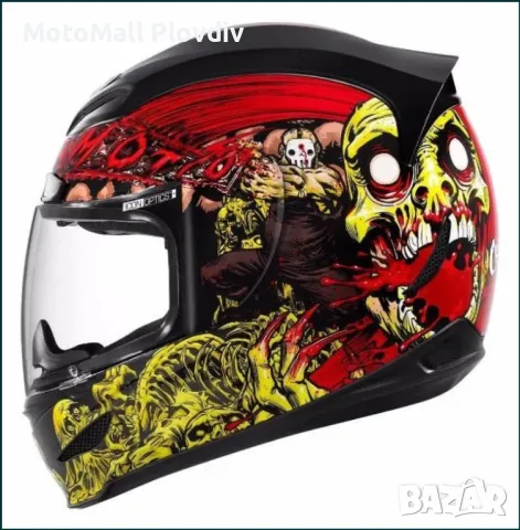 Ликвидация есен 2017! icon airmada мото каска писта нова мотор икон, снимка 5 - Аксесоари и консумативи - 49177058