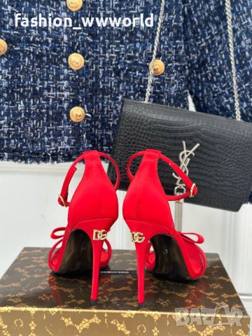 Дамски обувки на висок ток -Dolce Gabbana-реплика, снимка 5 - Маратонки - 44311357