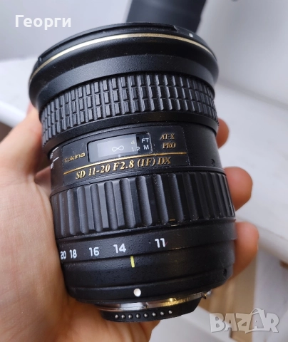 Широкоъгълен обектив AT-X 11-20 F2.8 PRO DX Nikon F, снимка 2 - Обективи и филтри - 52408368