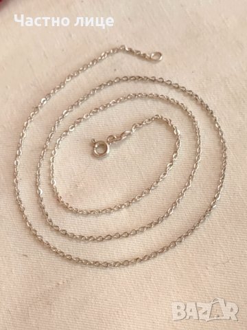 Супер Рядък Сребърен Марков Синджир GUCCI Плетка, снимка 4 - Колиета, медальони, синджири - 42329675