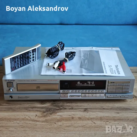 Technics SL-P222A CD Player | Пълен комплект | Дистанционно | Документи и фактура