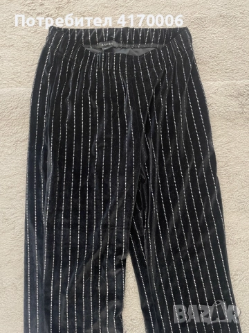 Панталон чарлстон плюш със брокат имитиращ камъни, снимка 1