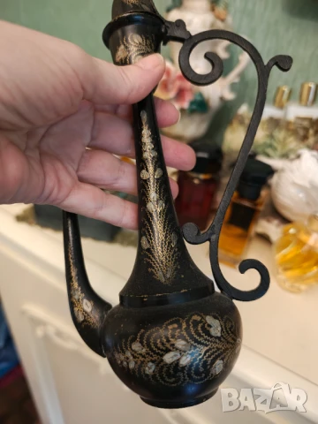 Стар ръчно изработен лот месинг позлата намален , снимка 7 - Декорация за дома - 51180784