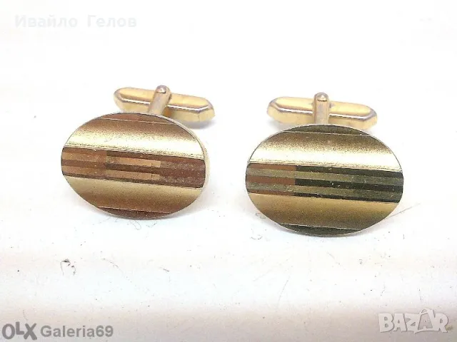 Винтидж ръкавели, бутониери, позлатени- дубле, снимка 8 - Колиета, медальони, синджири - 50333670