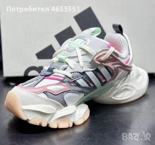 нови цветни дамски маратонки с кутия Adidas XLG Runner deluxe размери 38,39,40, снимка 5 - Маратонки - 55963103