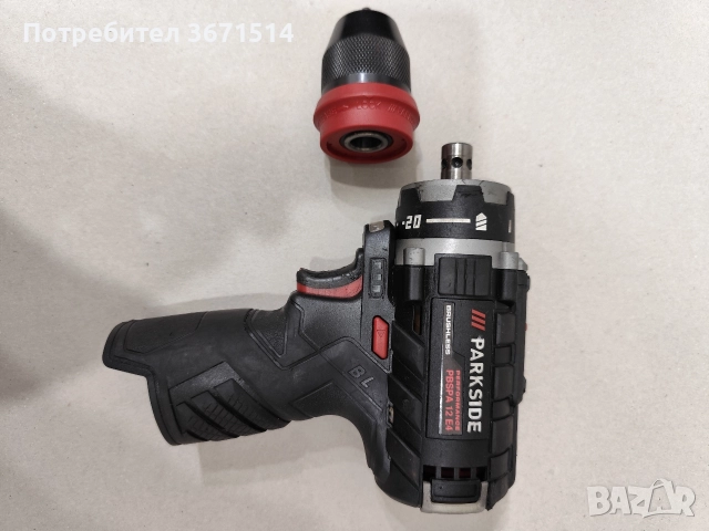 Акумулаторен винтоверт Парксайд Е4, снимка 2 - Винтоверти - 52886971