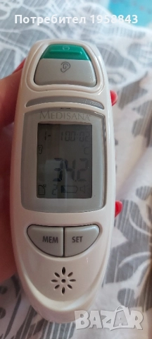 Термометър Медисана , снимка 4 - Друга електроника - 35430123