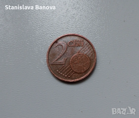 Португалска евро монета от 2 цента от 2002г., снимка 3 - Нумизматика и бонистика - 53244129