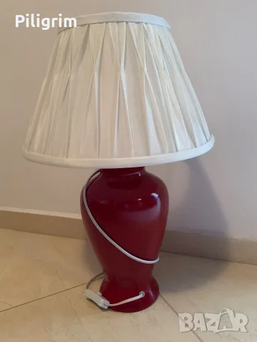 Настолна лампа Vaughan designs Hualan vase Sang  de  Boeuf.