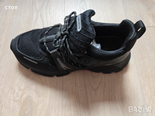 Мъжки маратонки Lacoste в черен цвят, снимка 2 - Маратонки - 52868588