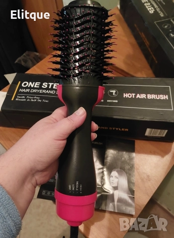Четка сешоар с горещ въздух 2 в 1 ПРОМОЦИЯ, снимка 11 - Сешоари - 52775729