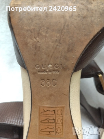 Gucci елегантни обувки на ток , снимка 5 - Дамски елегантни обувки - 51629277