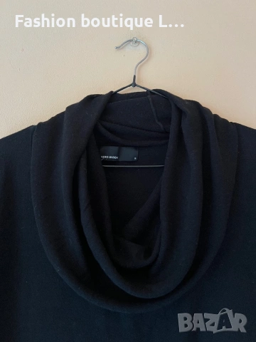 Дамска черна блуза М размер на марката Vero Moda 🖤🖤🖤🖤, снимка 3 - Блузи с дълъг ръкав и пуловери - 53929643