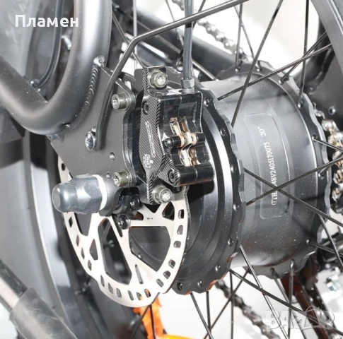 НОВО !!! Електрически Велосипед Emoko C93 Dual 2*1000W 48V/23Ah 50 км.ч , снимка 10 - Велосипеди - 52023217