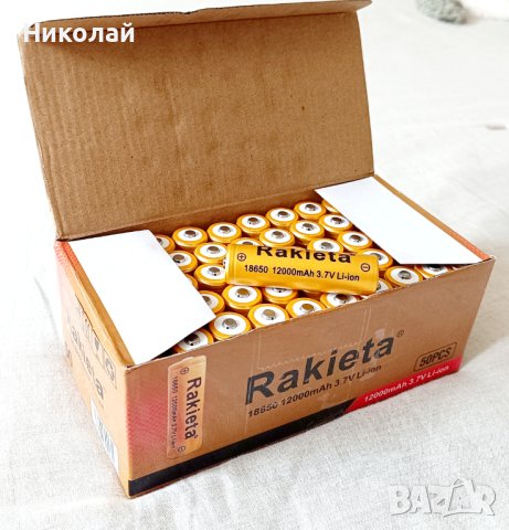 Li-Ion Батерия 18650 3.7V 12000mAh, снимка 3 - Друга електроника - 33546548