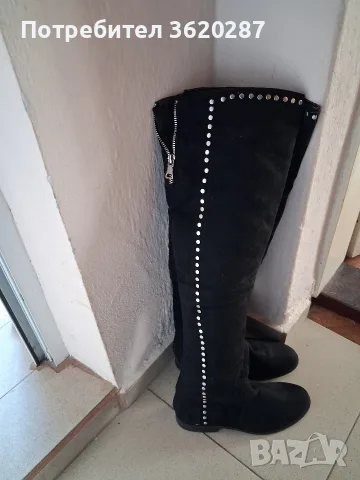 Дамски черни ботуши 