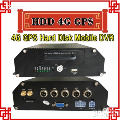 4G MDVR Видеорегистратор за автобус и камион AC63