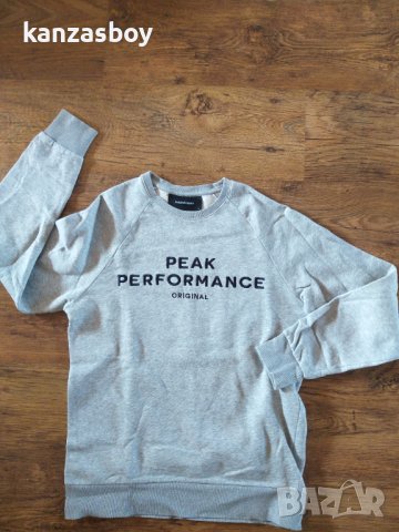 peak performance original crew - страхотна мъжка блуза, снимка 4 - Спортни дрехи, екипи - 42576117