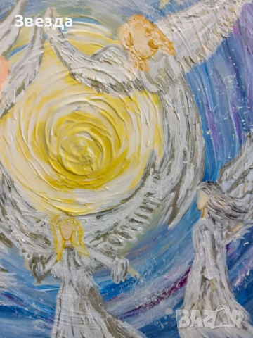 Картина "В царството на светлината", снимка 2 - Картини - 50620353