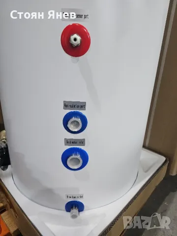 Неръждаем буферен съд 100 литра - за термопомпа и други приложения, снимка 6 - Други машини и части - 43828750