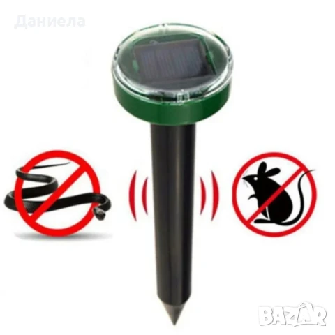 Соларен уред против къртици сляпо куче гризачи, мишки и плъхове, горски животни, снимка 11 - Други стоки за дома - 50680981