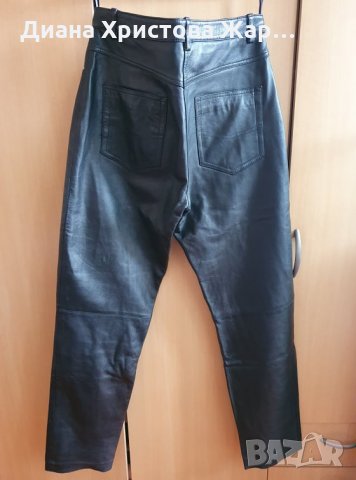 естествена кожа мото панталон р. р 40.