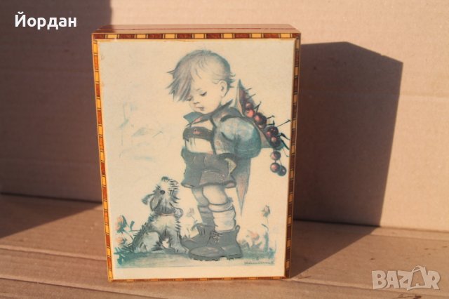 Дървена музикална кутия за бижута с латерна, снимка 6 - Антикварни и старинни предмети - 44435813