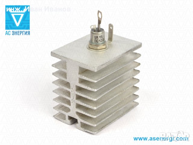 ТС122-25-11 Мощни високоволтови симистори (триаци) 1100V, 25А, снимка 4 - Друга електроника - 40599678