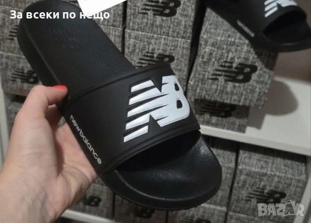 New Balance Дамски Чехли Ню Баланс - Бели Или Черни Код E1345, снимка 2 - Чехли - 53970539